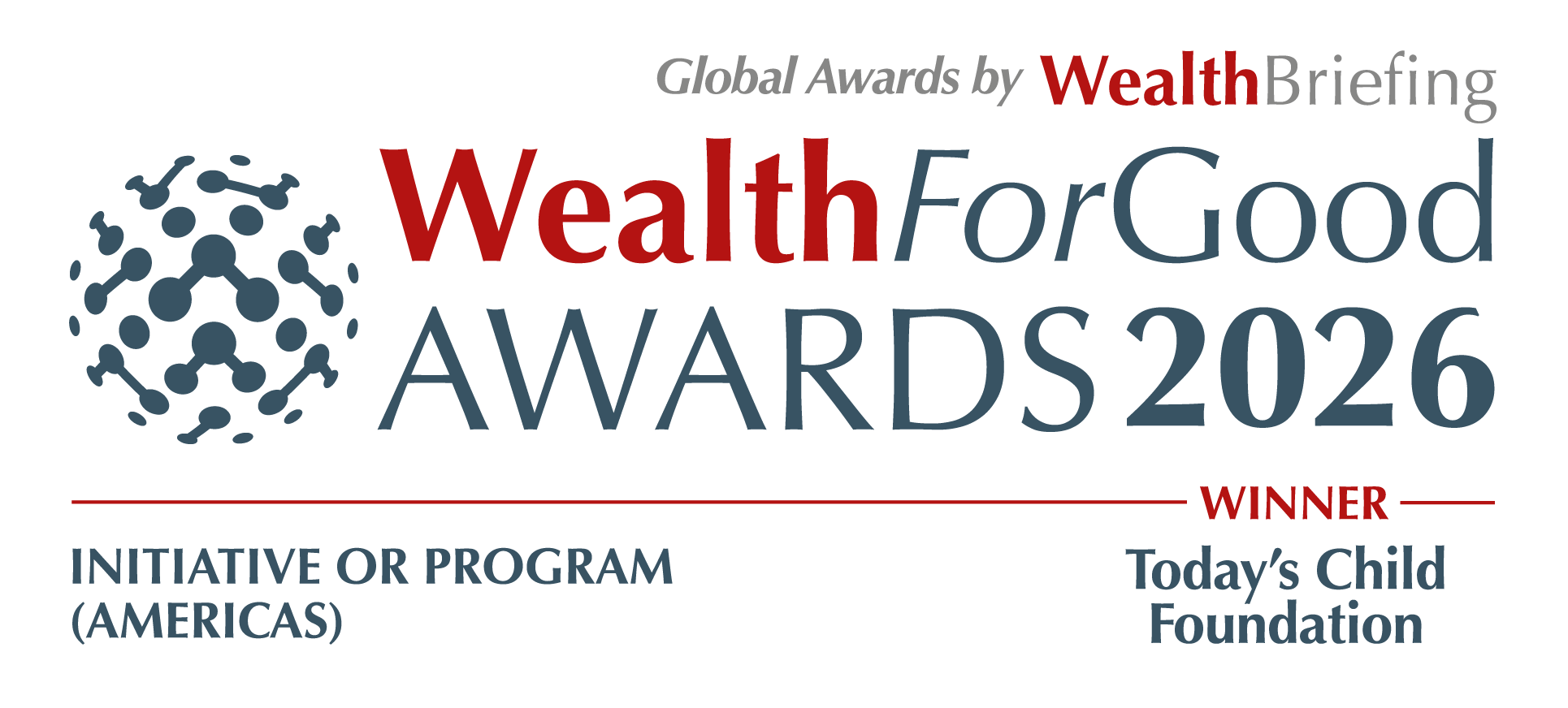 WealthBriefing Wealth For Good Awards 2026 Winner — Initiative or Program (Americas)
